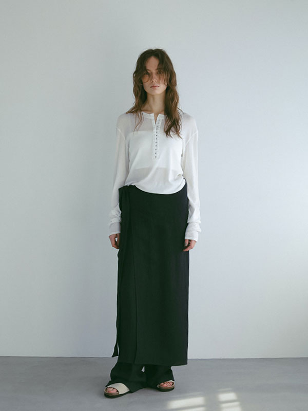 想像を超えての WHITE): OFF レノクロスラップスカート(F ボトムス ETRE │ スカート