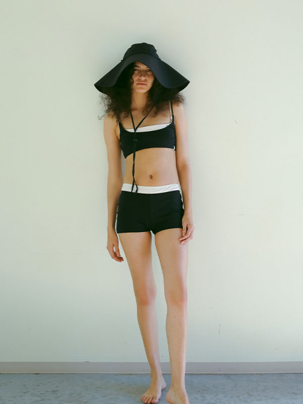 トリコットバイカラースイムウェア