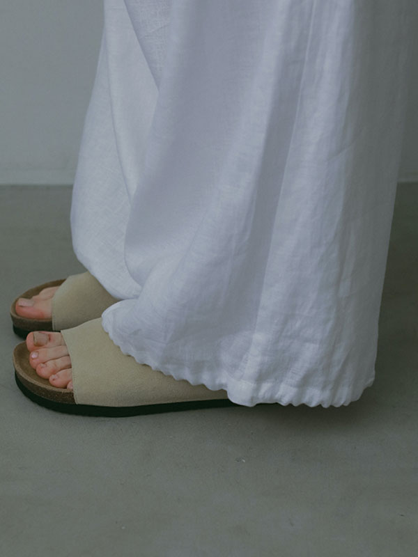 ドロストヘムリネンワイドパンツ