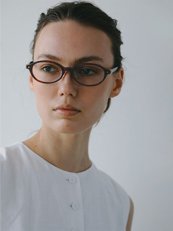ETRETOKYO Zoff Oval Glasses メガネ　BEIGE Zoff｜ETRE TOKYO Oval Glasses(F BEIGE): グッズ │ ETRE TOKYO