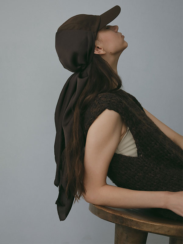 CA4LA ✖️ ETRE TOKYO スカーフキャップ CA4LA×ETRE TOKYO SCARF CAP(F NAVY): グッズ │ ETRE TOKYO official