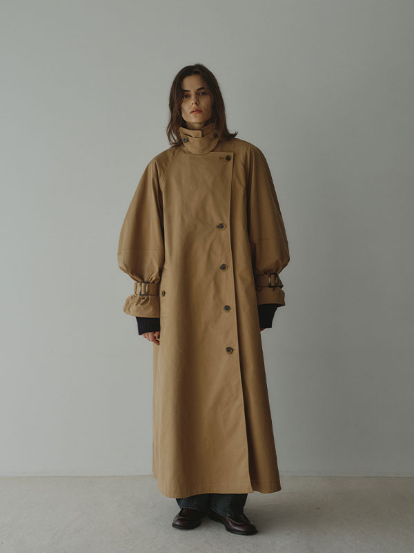 コンシャススリーブトレンチコート(S NAVY): アウター │ ETRE