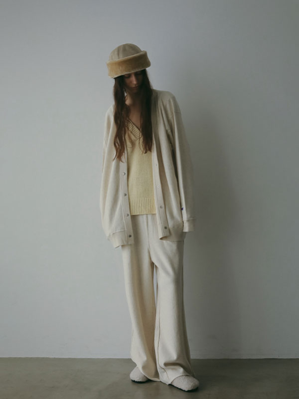 Champion REVERSE WEAVE V/N スウェットカーデ(F GREY
