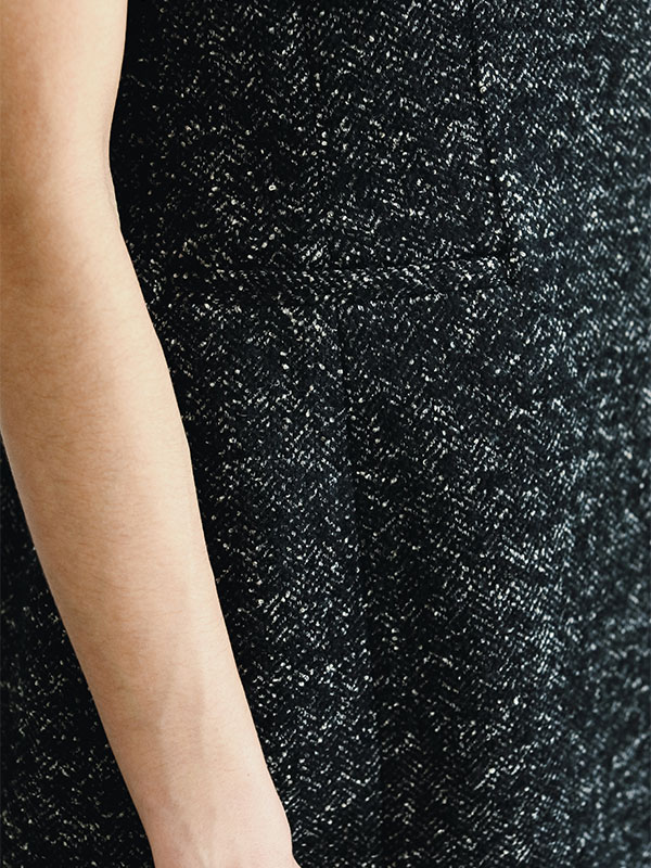 SANTEヘリンボーンツィードベスト