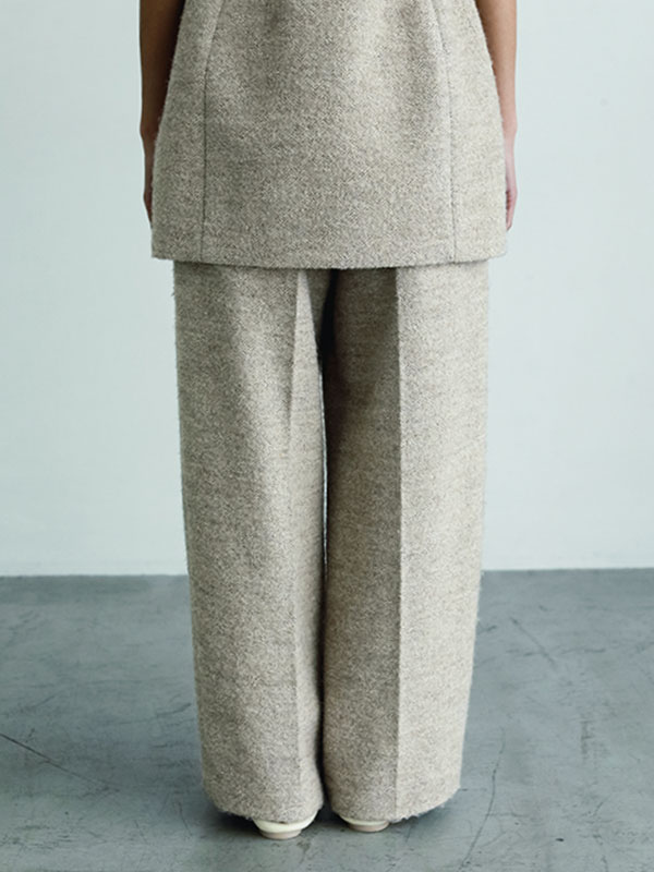 SANTEヘリンボーンツィードパンツ