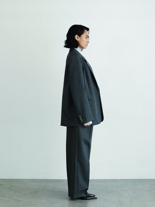 SANTEワンタックセンタークリースパンツ