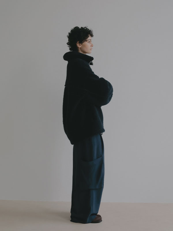 新品タグ付きetre tokyo リバーシブルボアブルゾン Sサイズ ブラック ETRE TOKYO - リバーシブルボアブルゾン - BLACK | ADDICT WEB SHOP