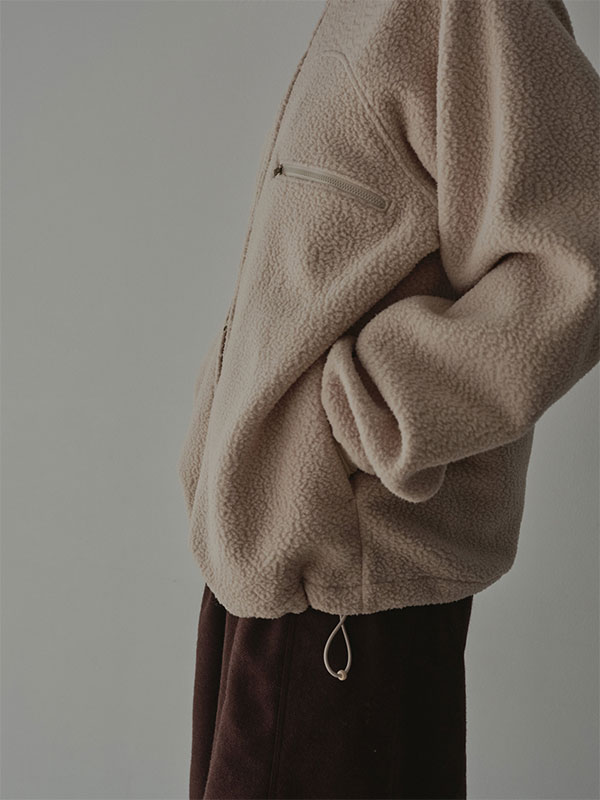 リサイクルボアフリースブルゾン