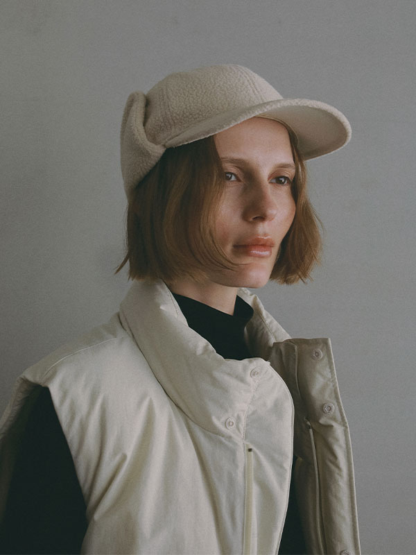 Marmot×ETRE TOKYOボアフリースキャップ