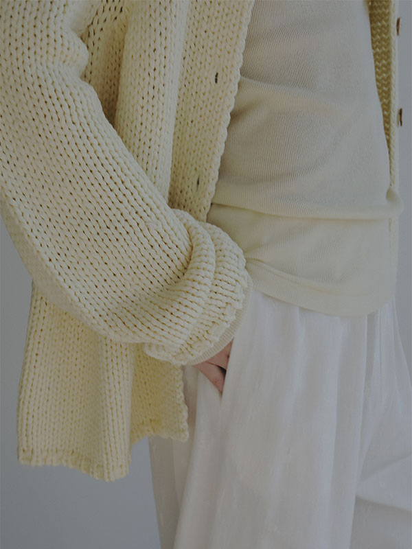 リリヤーンハンドニットカーディガン