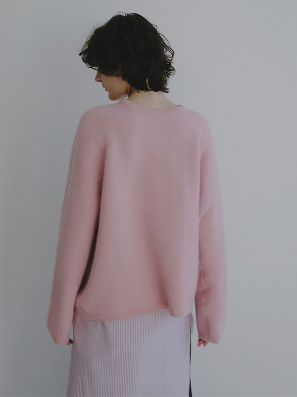 リバーシブルボックスニットプルオーバー