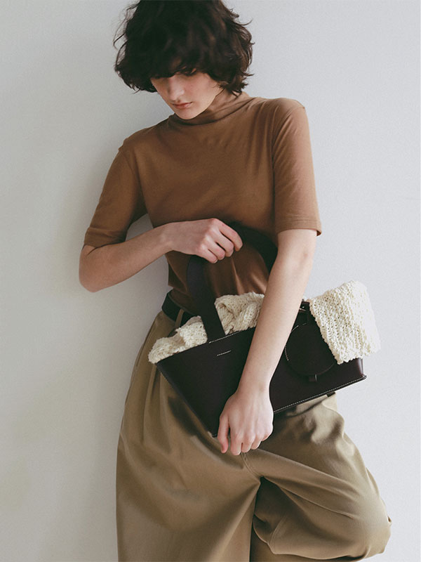 タンドレザートートバッグ