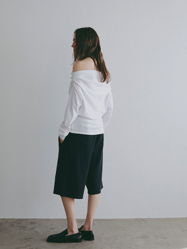 ダブルフェイスニットハーフパンツ