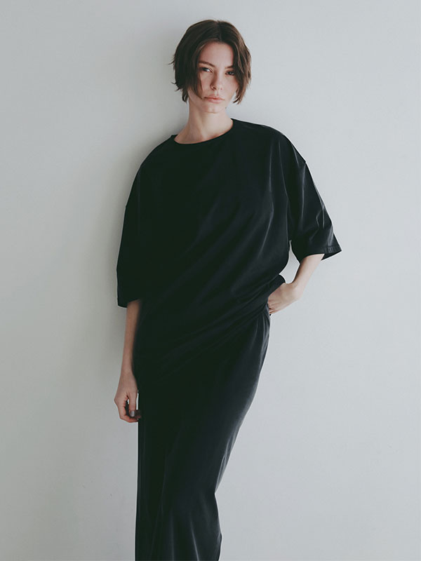 キュプラジャージオーバーサイズTee