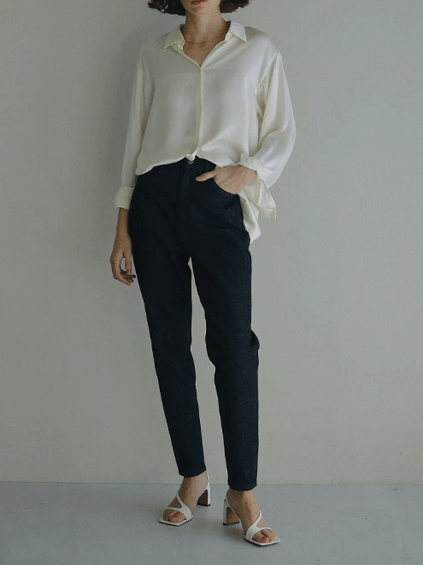 ETRE TOKYO 大人気初期 リネン ジャケット パンツ エトレトーキョー YANUK×ETRE TOKYO Pegtop Denim(21 INDIGO): ボトムス │ ETRE