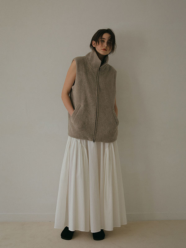 新品タグ付ETRE TOKYO サイドギャザーボリュームスカート ETRE TOKYO（エトレトウキョウ） サイドギャザーボリューム