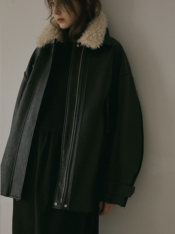 マルチファブリックリバーシブルコート