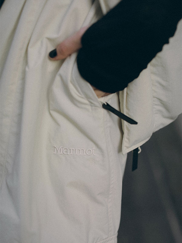 ぱとらっしゅ専用ページ Marmot×ETRE TOKYO PERTEXパラシュートパンツ(S OFF WHITE