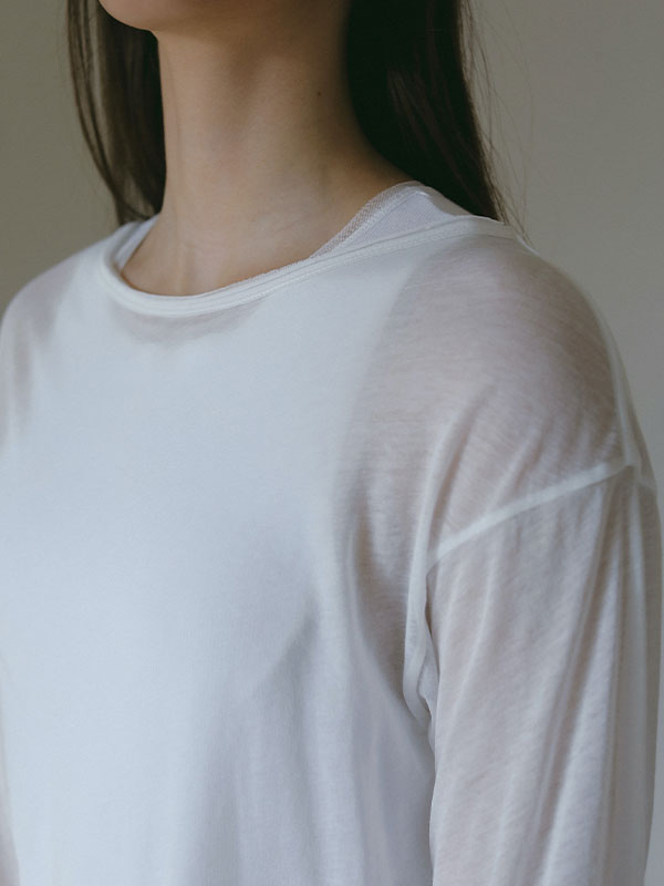 レイヤードストレートシルエットワンピース(F WHITE