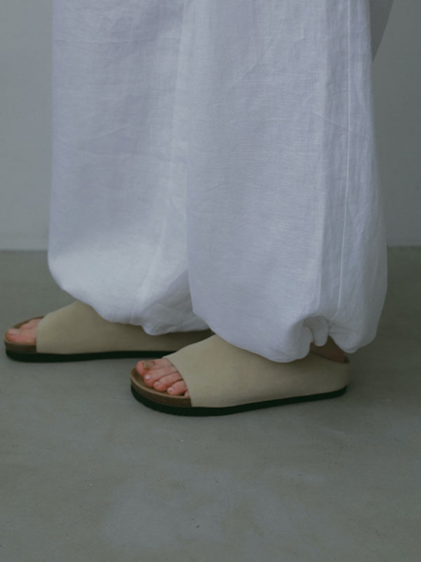 ドロストヘムリネンワイドパンツ