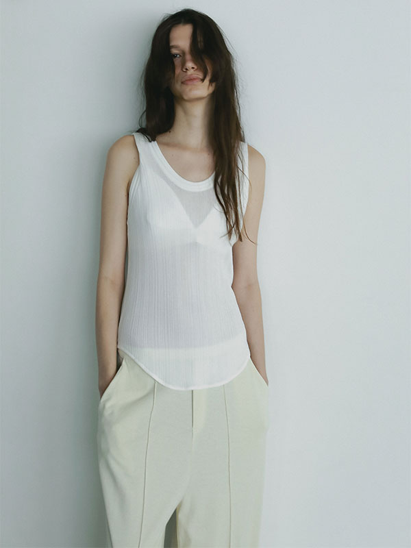 ランダムリブニットタンク