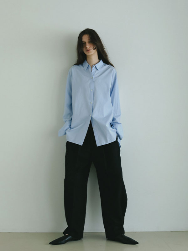 サイドヘムタックパンツ