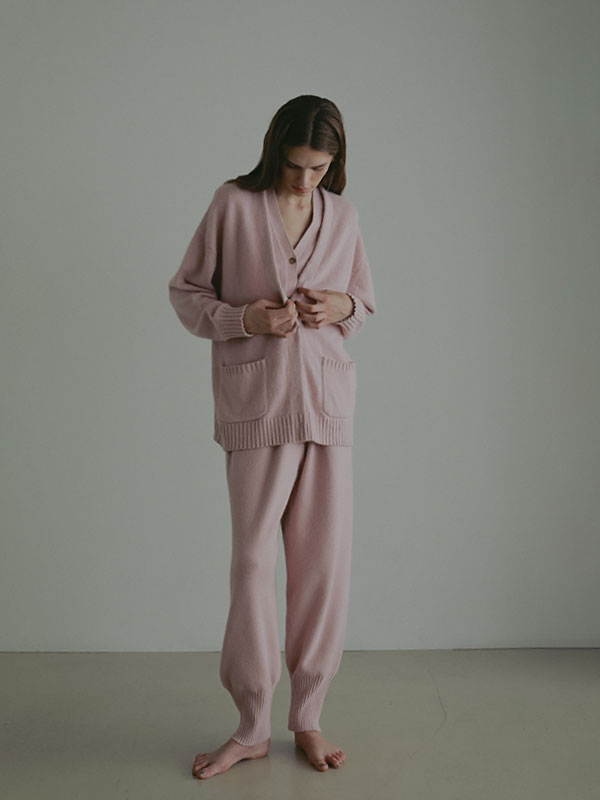 yume♪etretokyo フロントボタンニットオールインワン フロントボタンニットオールインワン（つなぎ/オールインワン