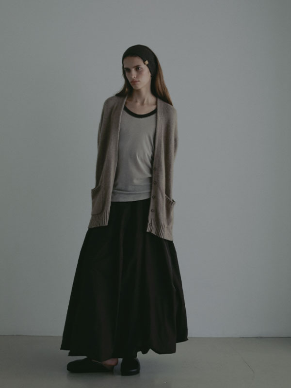 ボリュームバルーンロングスカート