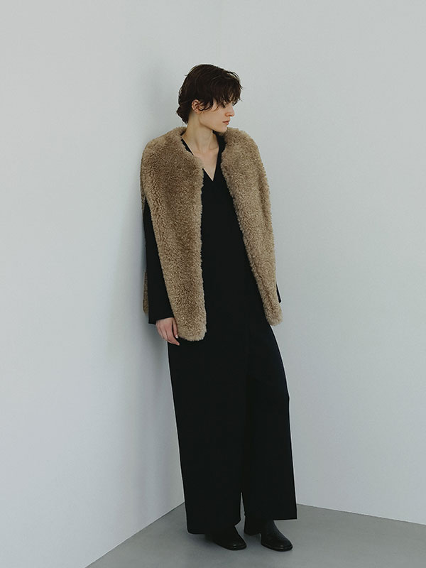 SANTEエコファーポンチョコート