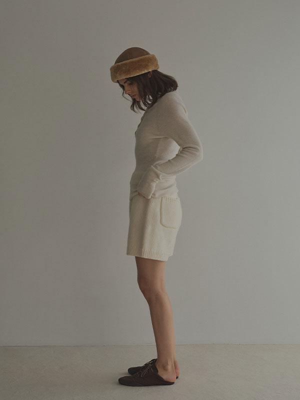 2wayコンフィーハイネックニットプルオーバー