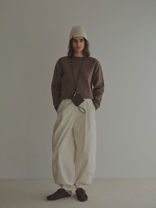 コーデュロイカーブジョガーパンツ