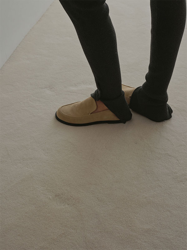 ヘムボタンニットレギンス