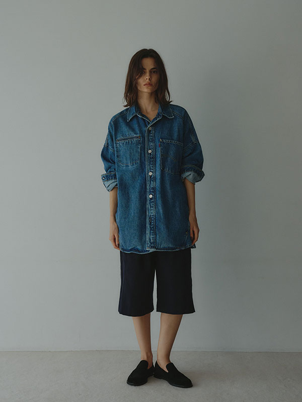 ウールカルゼタックショートパンツ