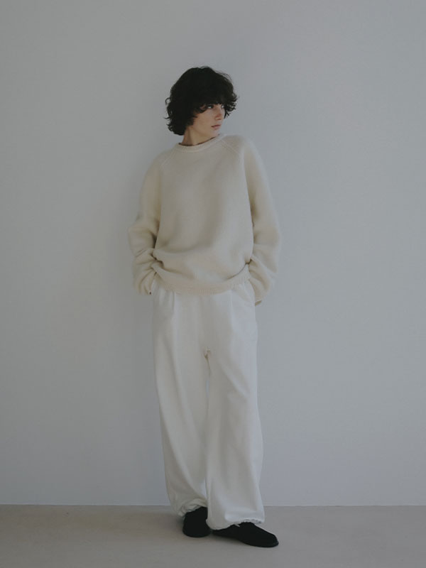 リバーシブルボックスニットプルオーバー