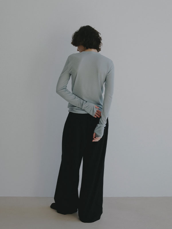 ウールフライスヘンリーネックプルオーバー