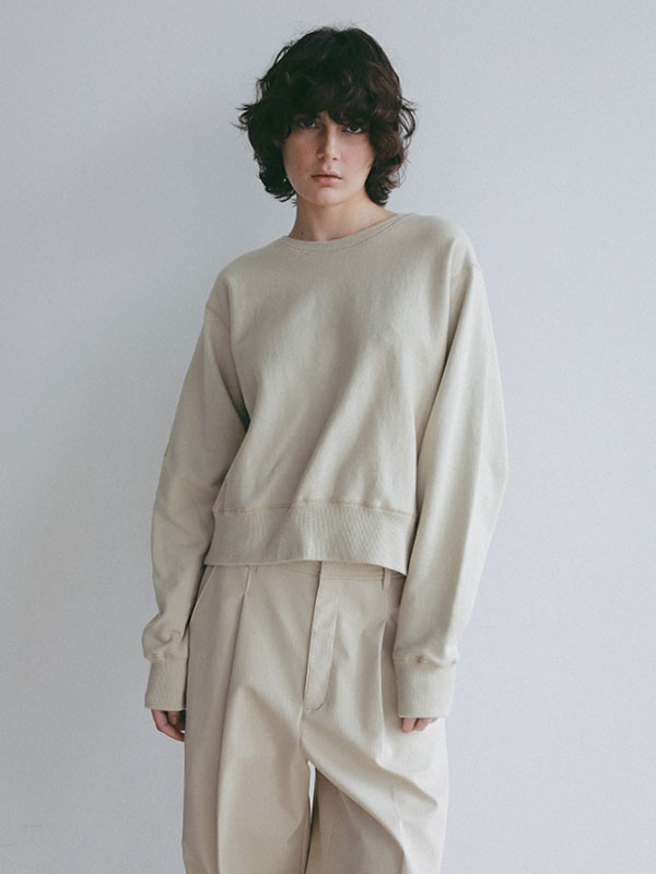 コンパクトスウェットシャツ