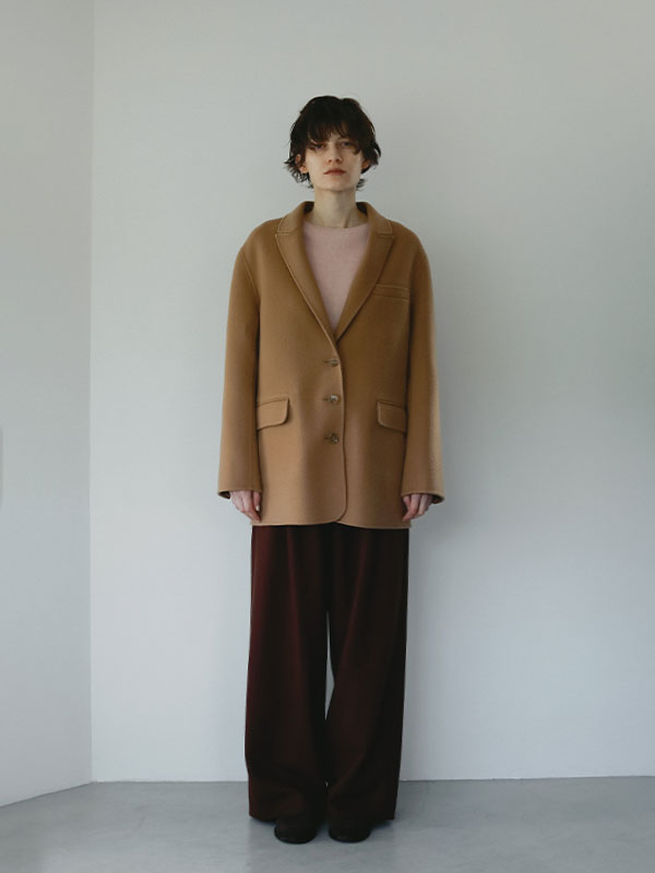 SANTEデザインタックメルトンパンツ