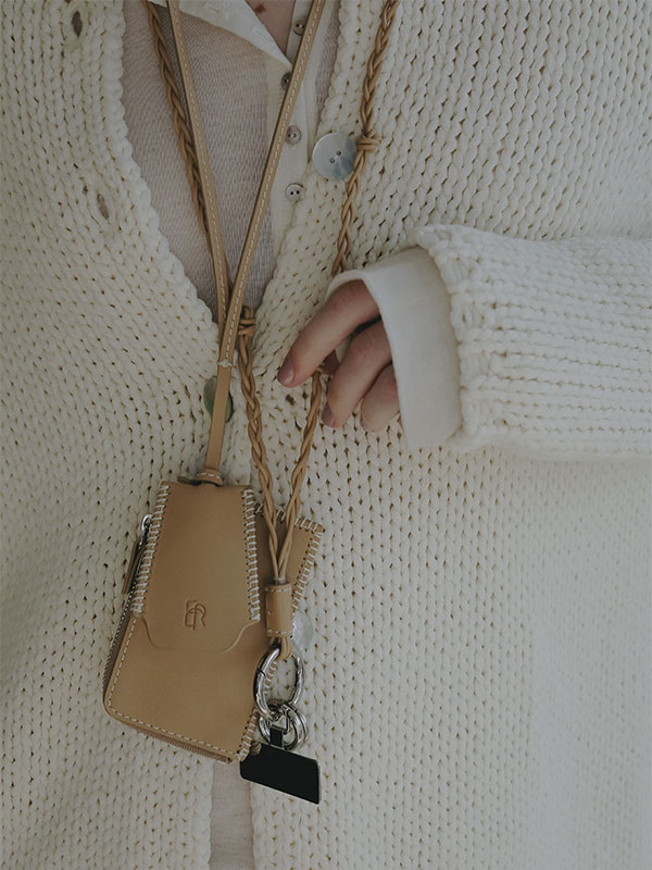 スクエアパースキーホルダー