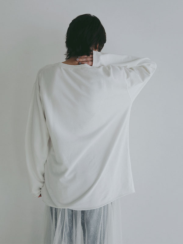 カットオフソフトスウェットシャツ