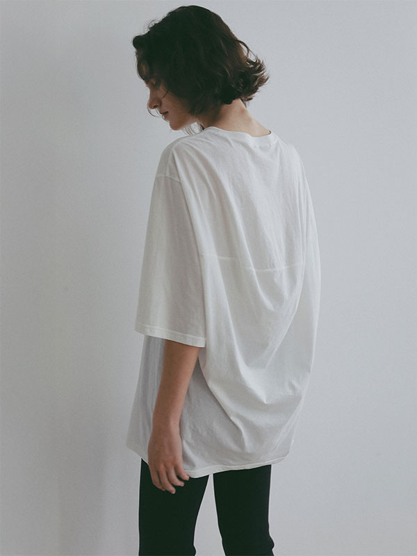エアリーコットンオーバーサイズTee