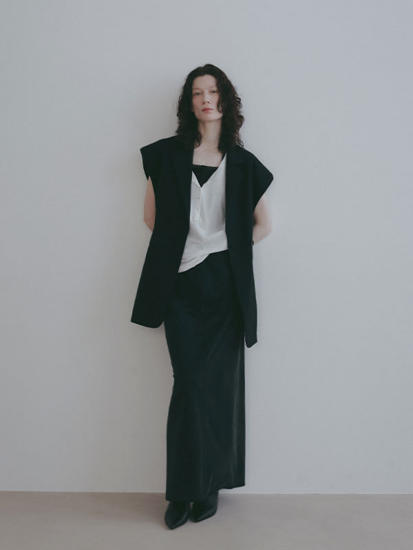 ダブルニットヘンリータンクトップ(F WHITE): トップス │ ETRE TOKYO