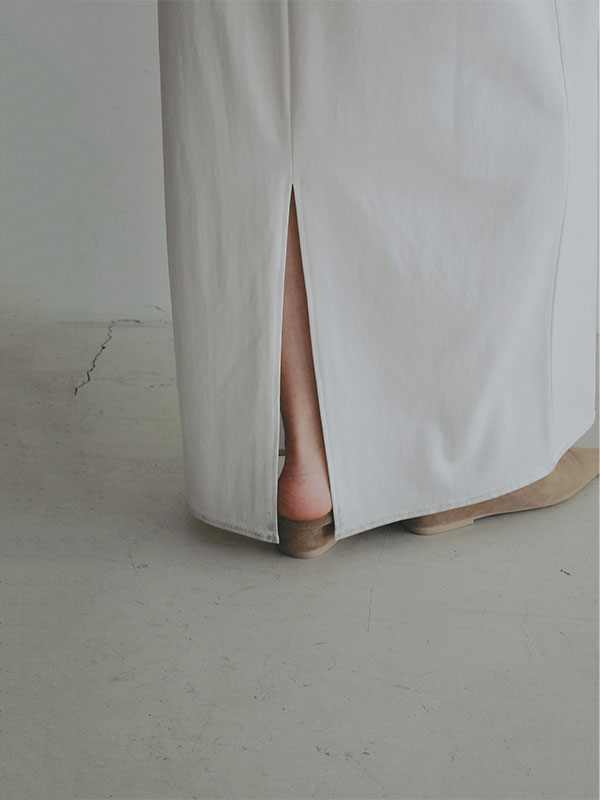 キュプラジャージロングスカート