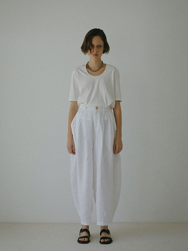 リネンカーヴィーパンツ(S BLACK): ボトムス │ ETRE TOKYO official  