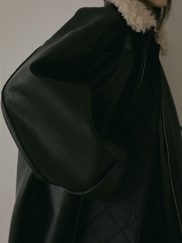 マルチファブリックリバーシブルコート