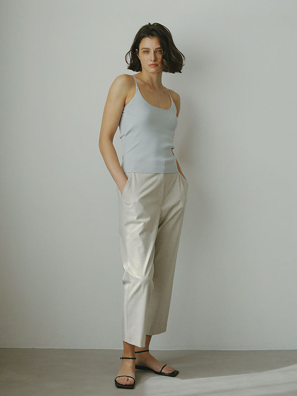 DEPENDRE Wストラップニットキャミ