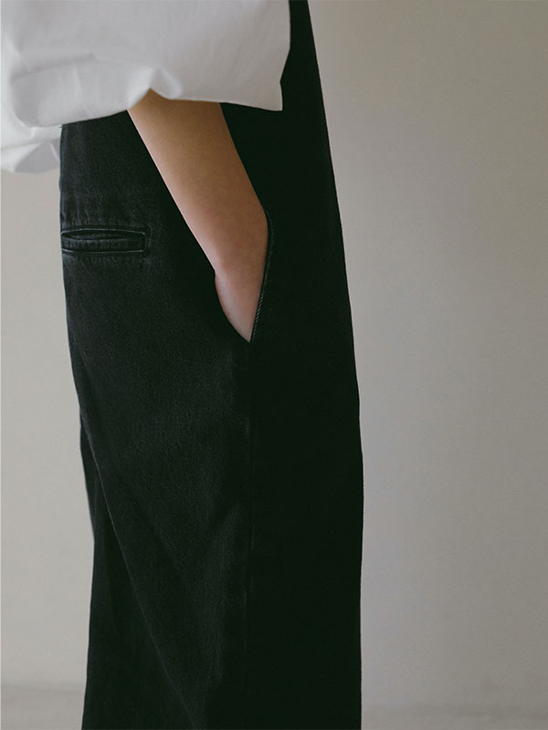 EDWIN×ETRE TOKYOデニムオールインワン(S WHITE): ワンピース
