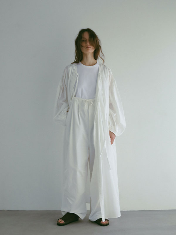 デザインストラップボリュームサスパンツ(S WHITE): ボトムス