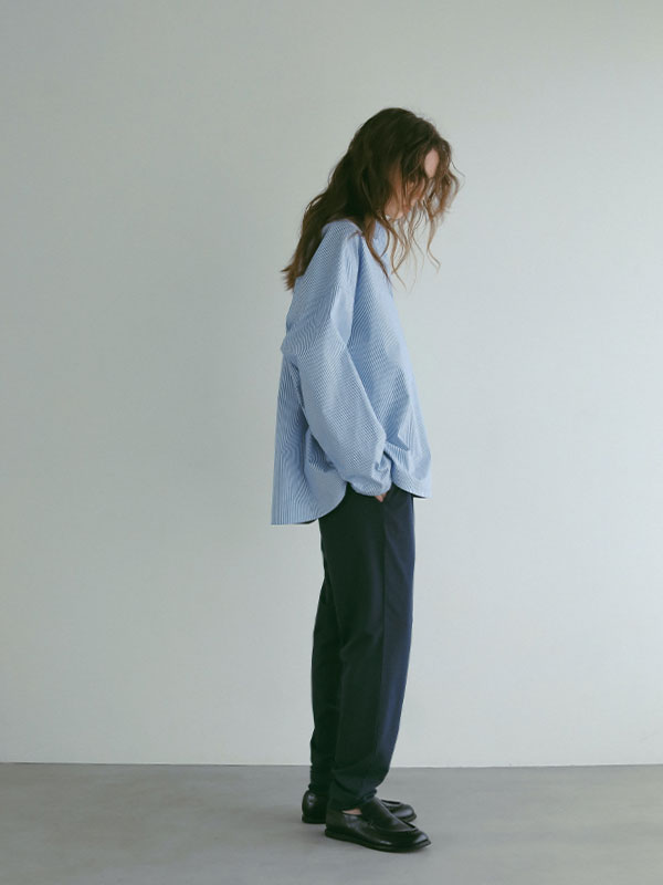 three dots パウダリーコットンジョガーパンツ