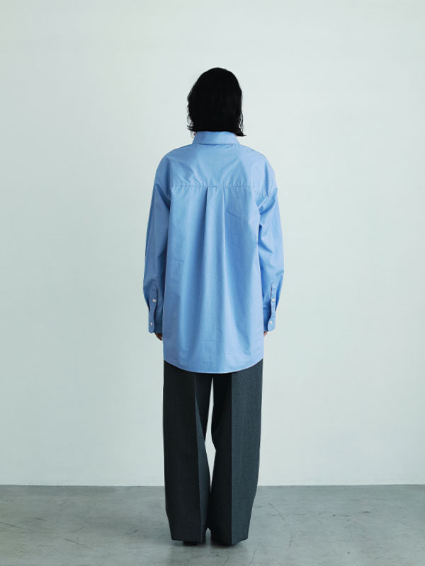 SANTEハイカウントセンタークリースシャツ