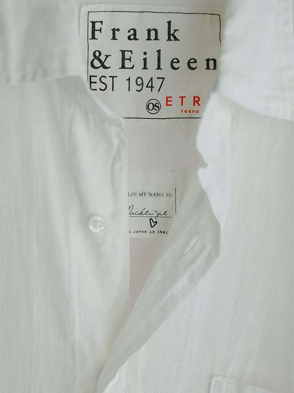 Frank&Eileen×ETRE TOKYO MACKENZIE(F OFF WHITE): トップス